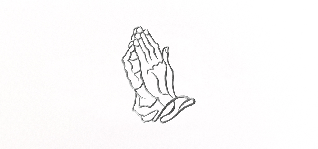 AP-516-SL Praying Hands Silver
